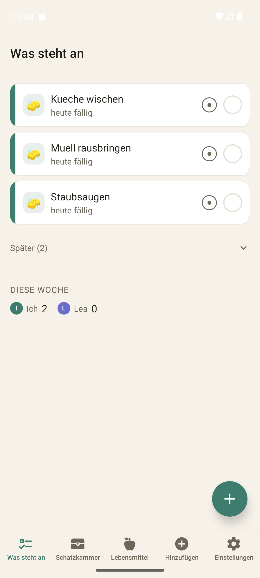 „Was steht an" — der vereinte Loop mit Fairness-Leiste